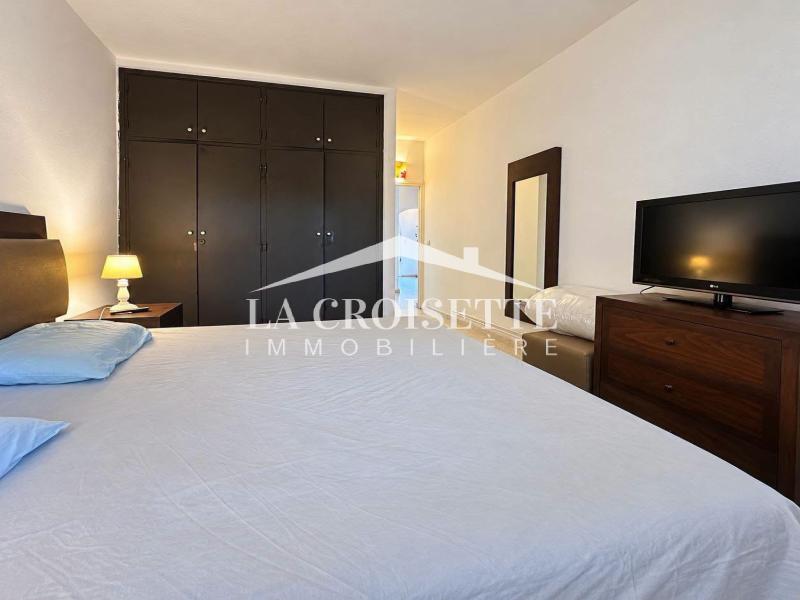 Appartement meublé S+2 avec jardin à La Marsa